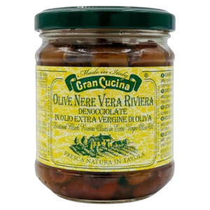 Olives Noires de la Riviera Dénoyautées 180g