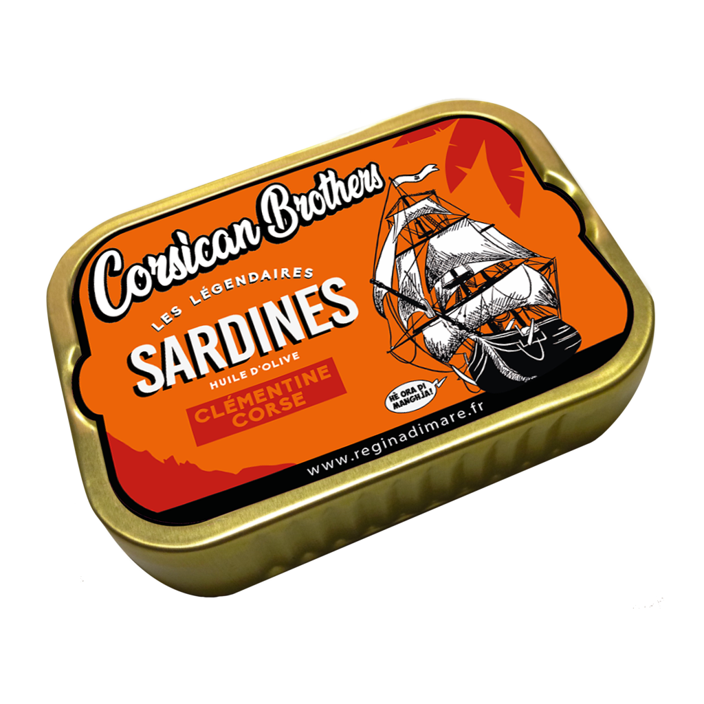 Sardines à l'huile d'olive & clémentines 115g