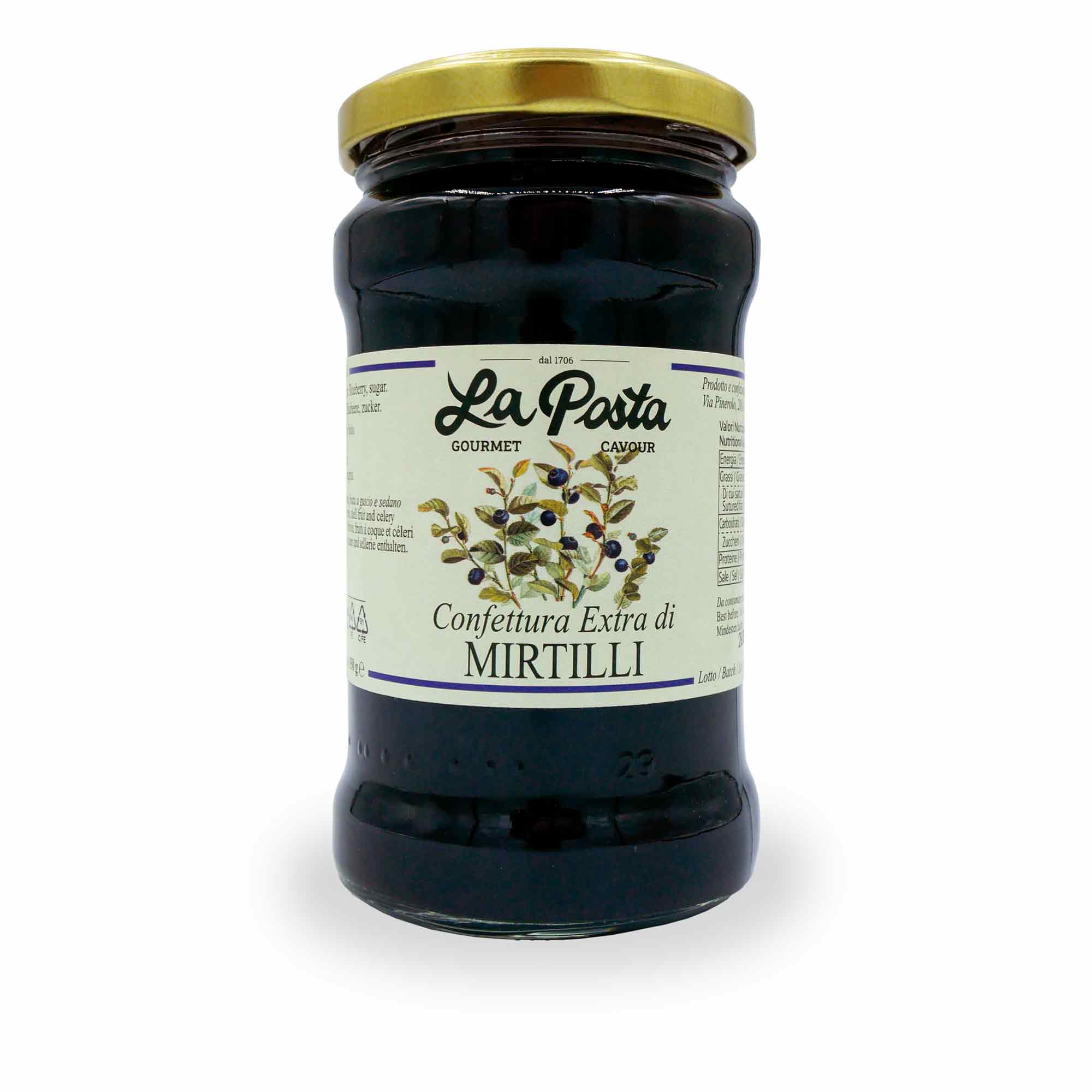 Confiture extra à la Myrtille 350G