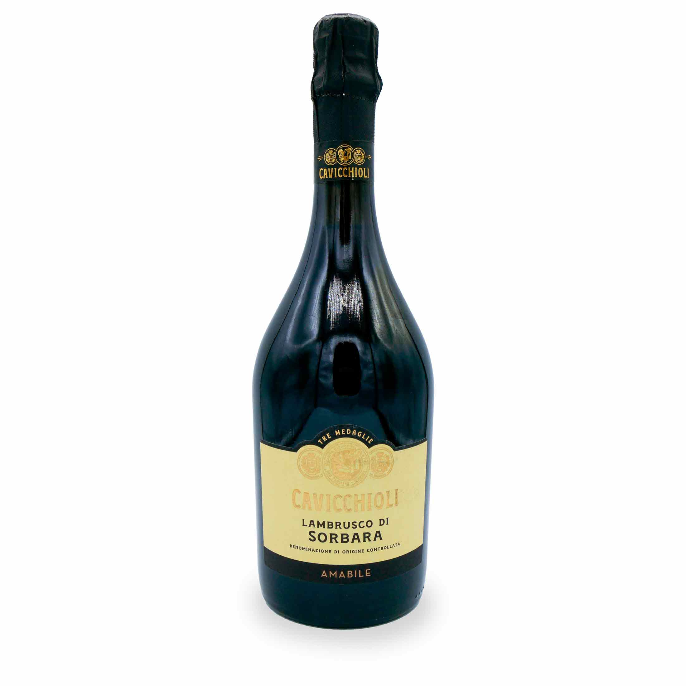 Vin Rouge Pétillant Lambrusco Amabile Grasparossa 8° 0.75L
