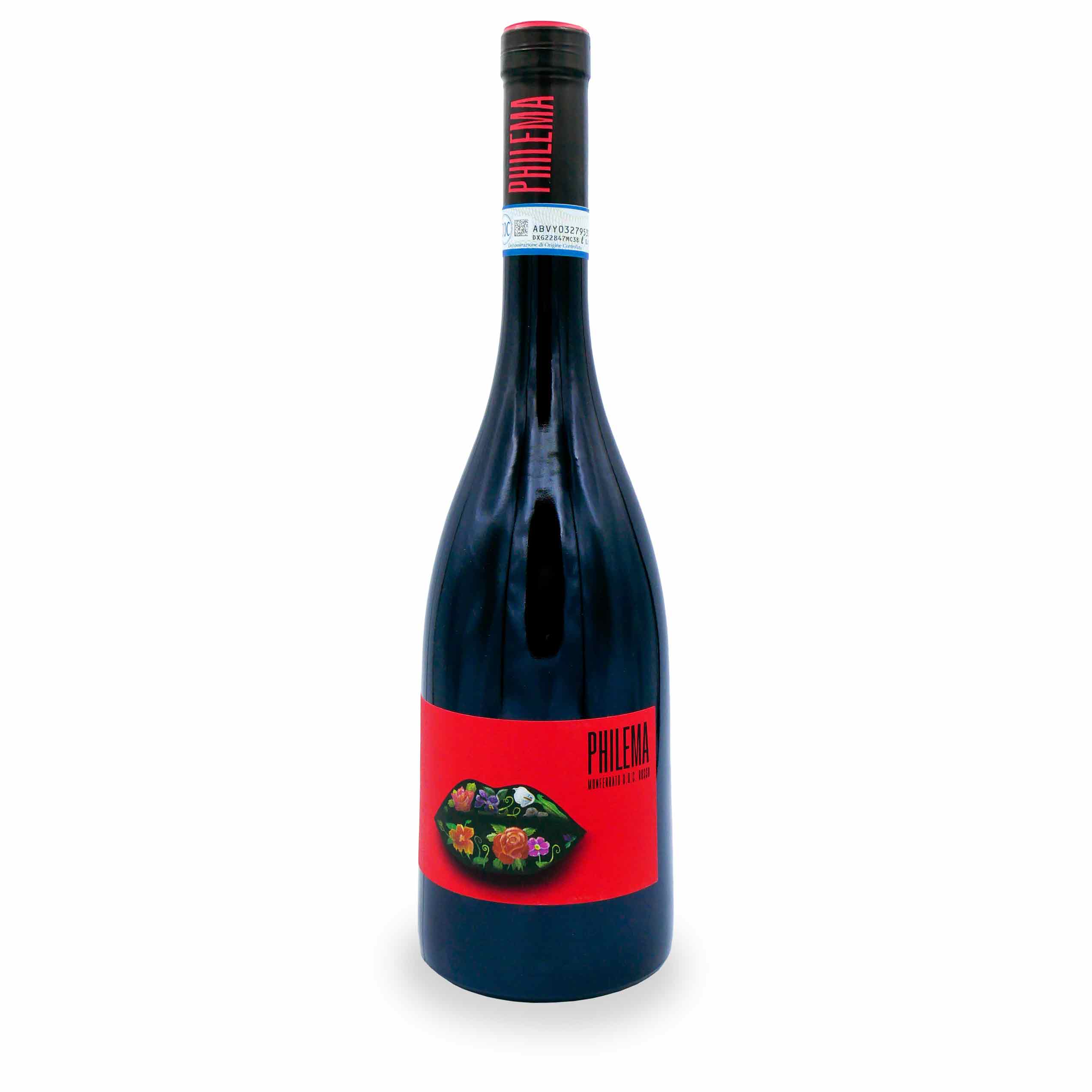 Vin Rouge PHILEMA Monferrato DOC 2020 0,75L 12.5%