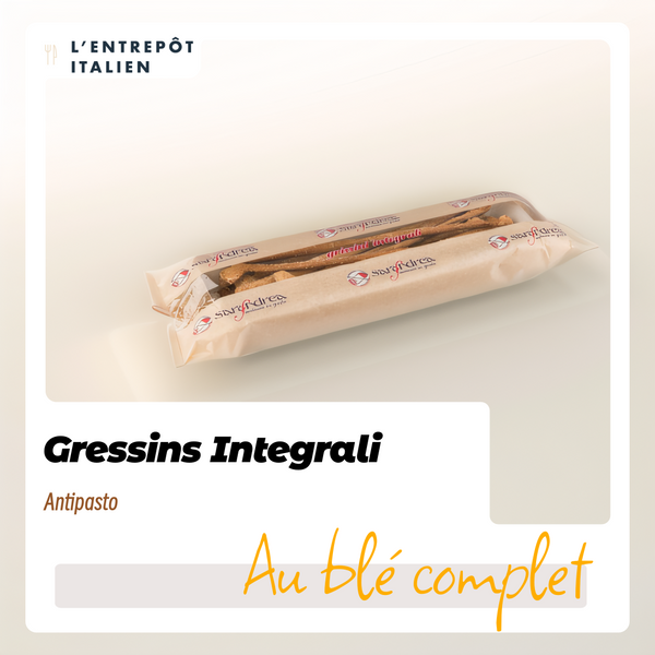 Gressins Integrali au blé complet  Sarandrea 200G