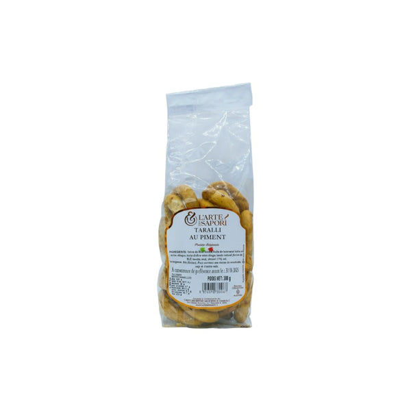 Taralli artisanaux au piment 300g