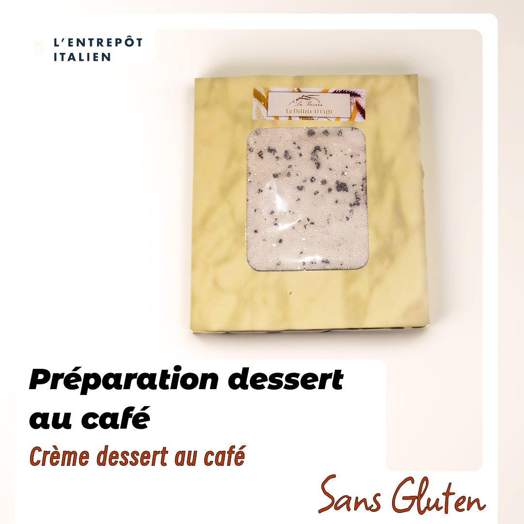 Préparation pour crème dessert au café sans gluten 150g DLUO Depassée !