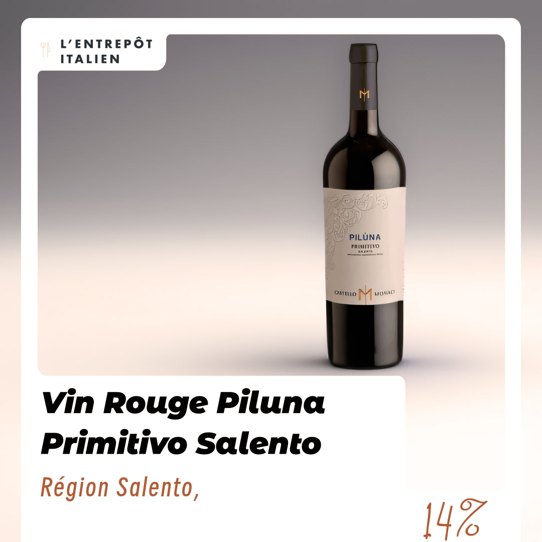 Vin Rouge Piluna Primitivo Salento 0.75L