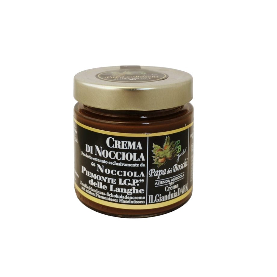 Pâte à tartiner chocolat noir et noisettes du Piémont IGP 250g (sans lactose)