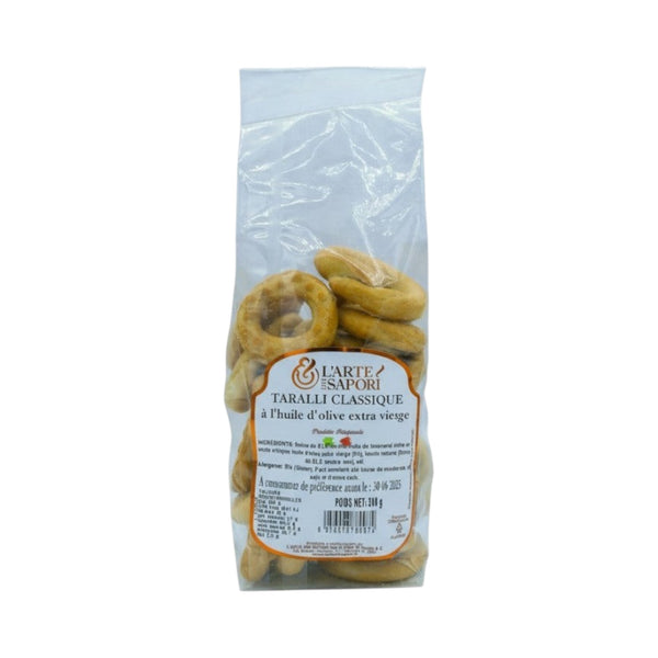 Taralli Artisanaux à l'huile d'olive extra vierge 300g