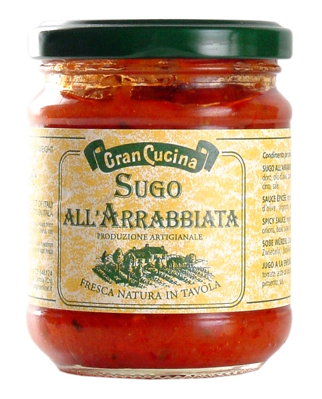 Sauce Tomate all'Arrabbiata 180Gr