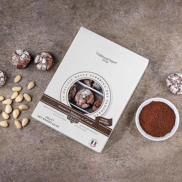 Amaretti Pâtissier Toscan à l'Amande Amère et cacao (sans gluten) 250G