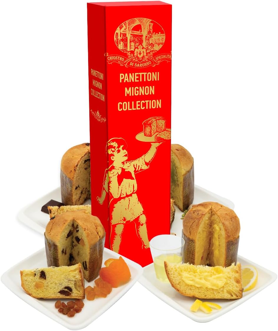 Coffret de 5 mini panettones 500g (5x100g)