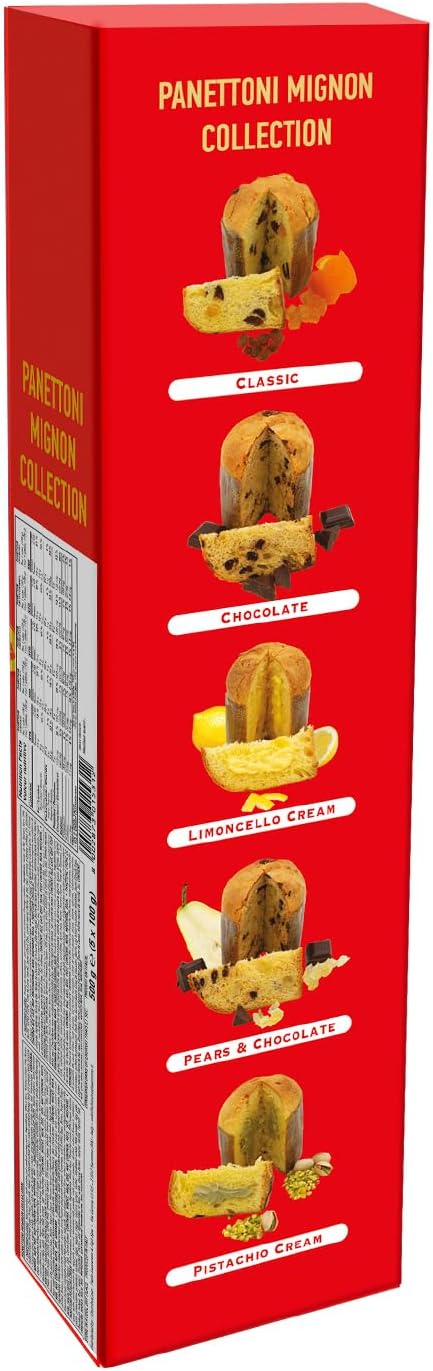 Coffret de 5 mini panettones 500g (5x100g)