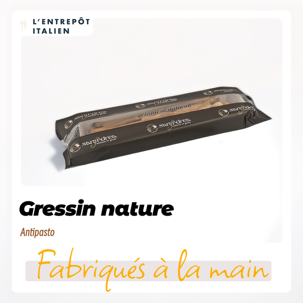 Gressin nature-Le Goût Unique de l'Italie dans Nos Grissini Nature Sarandréa - 200 g