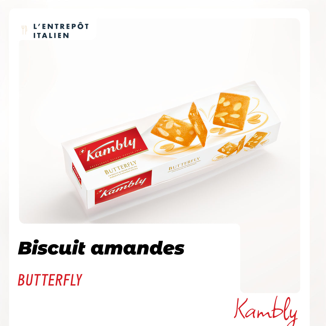 Biscuit amandes BUTTERFLY 100g