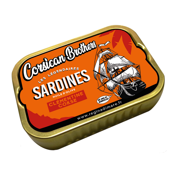 Sardines à l'huile d'olive & clémentines 115g