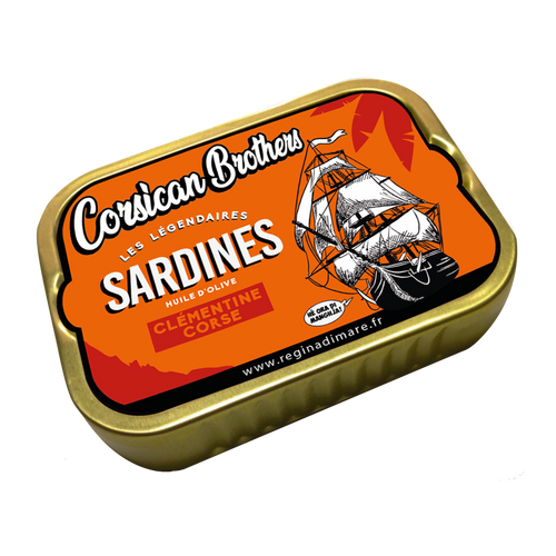 Sardines à l'huile d'olive & clémentines 115g