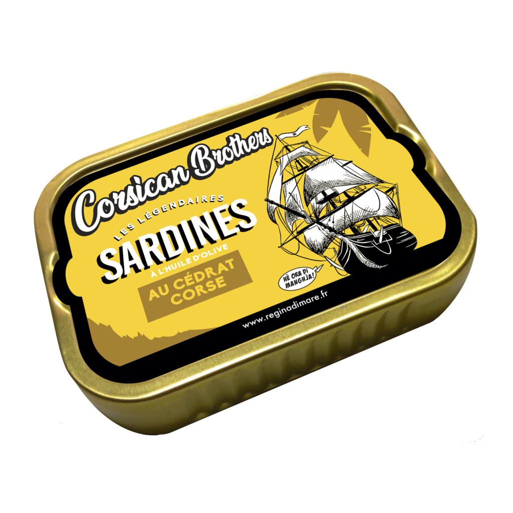 Sardines à l'huile & au cédrat 115g