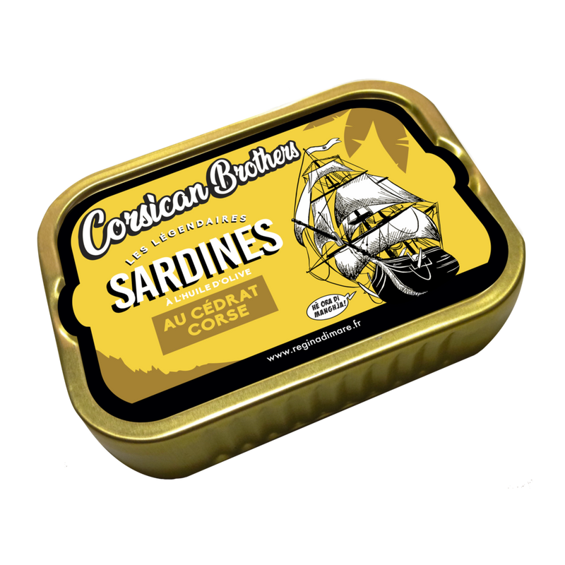 Sardines à l'huile & au cédrat 115g