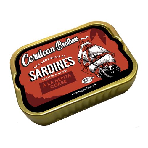 Sardines à la tomate, huile d'olive & nepita 115g