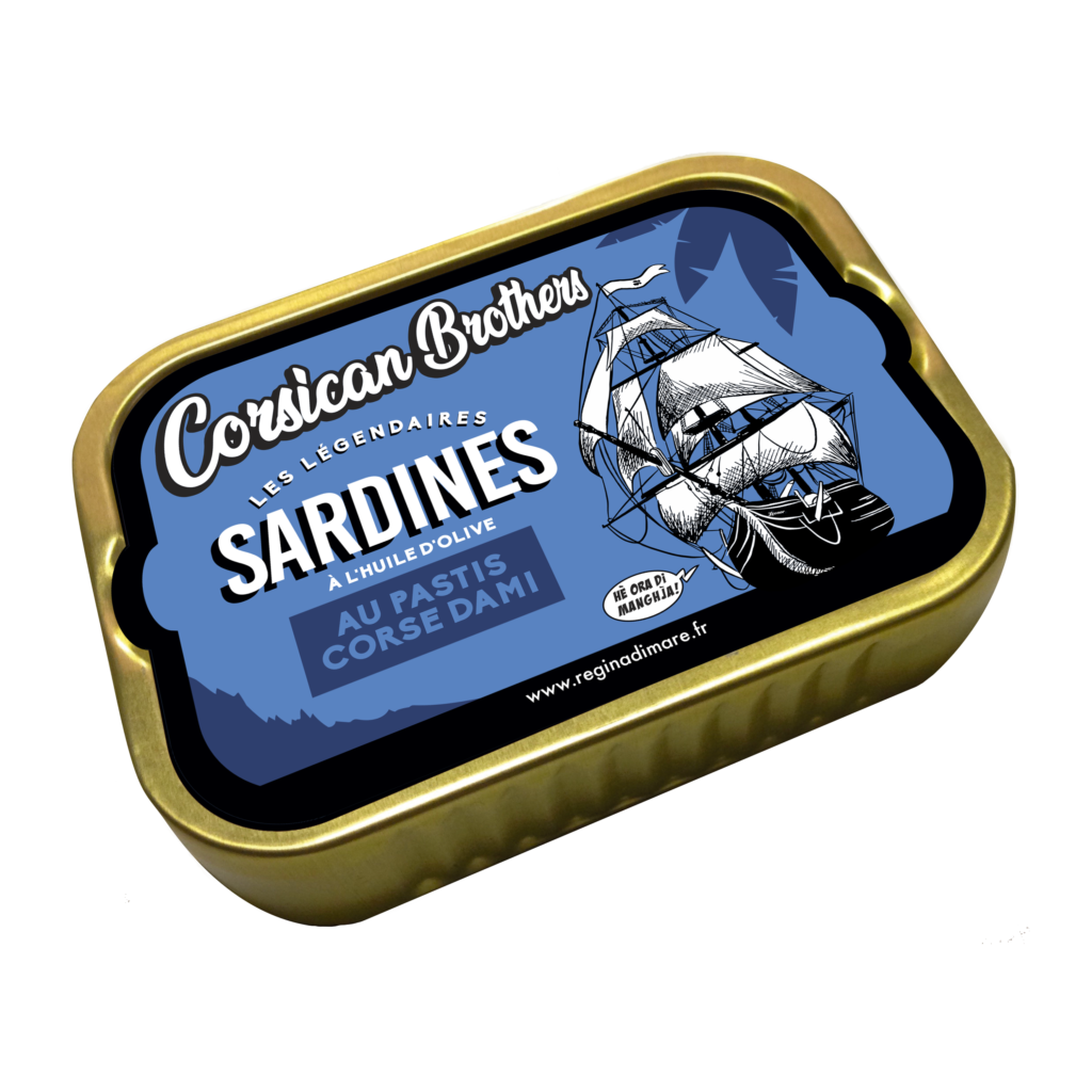 Sardines à l'huile d'olive & au pastis Dami 115g