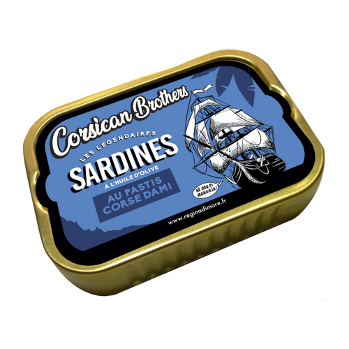 Sardines à l'huile d'olive & au pastis Dami 115g