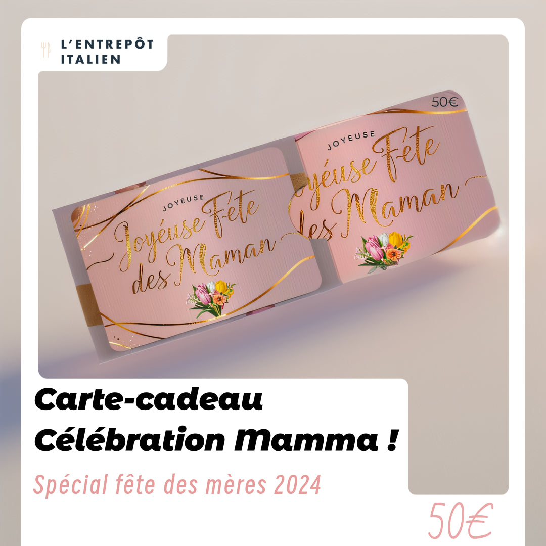Carte-cadeau Célébration Mamma ! 50 €