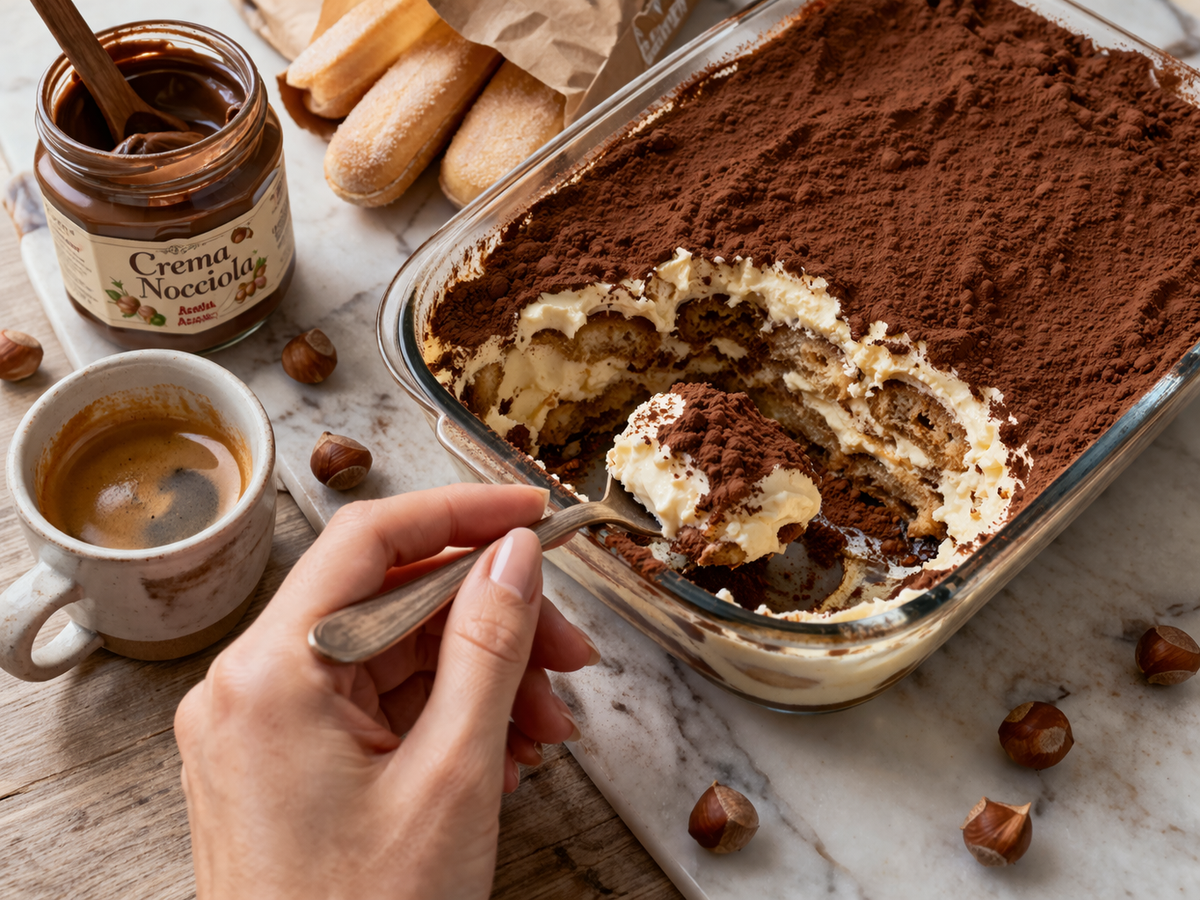 Tiramisu aux noisettes du Piemont