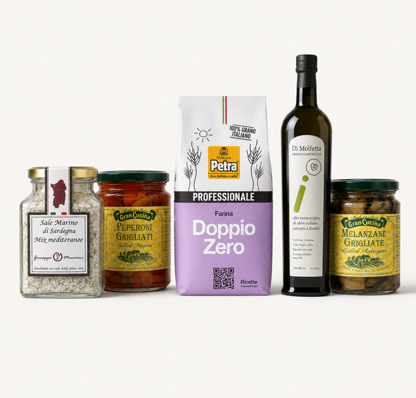 Coffret Focaccia Italienne – Ingrédients Authentiques d’Italie