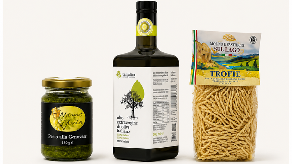 Coffret Trofie al Pesto — Le vrai pesto de Gênes