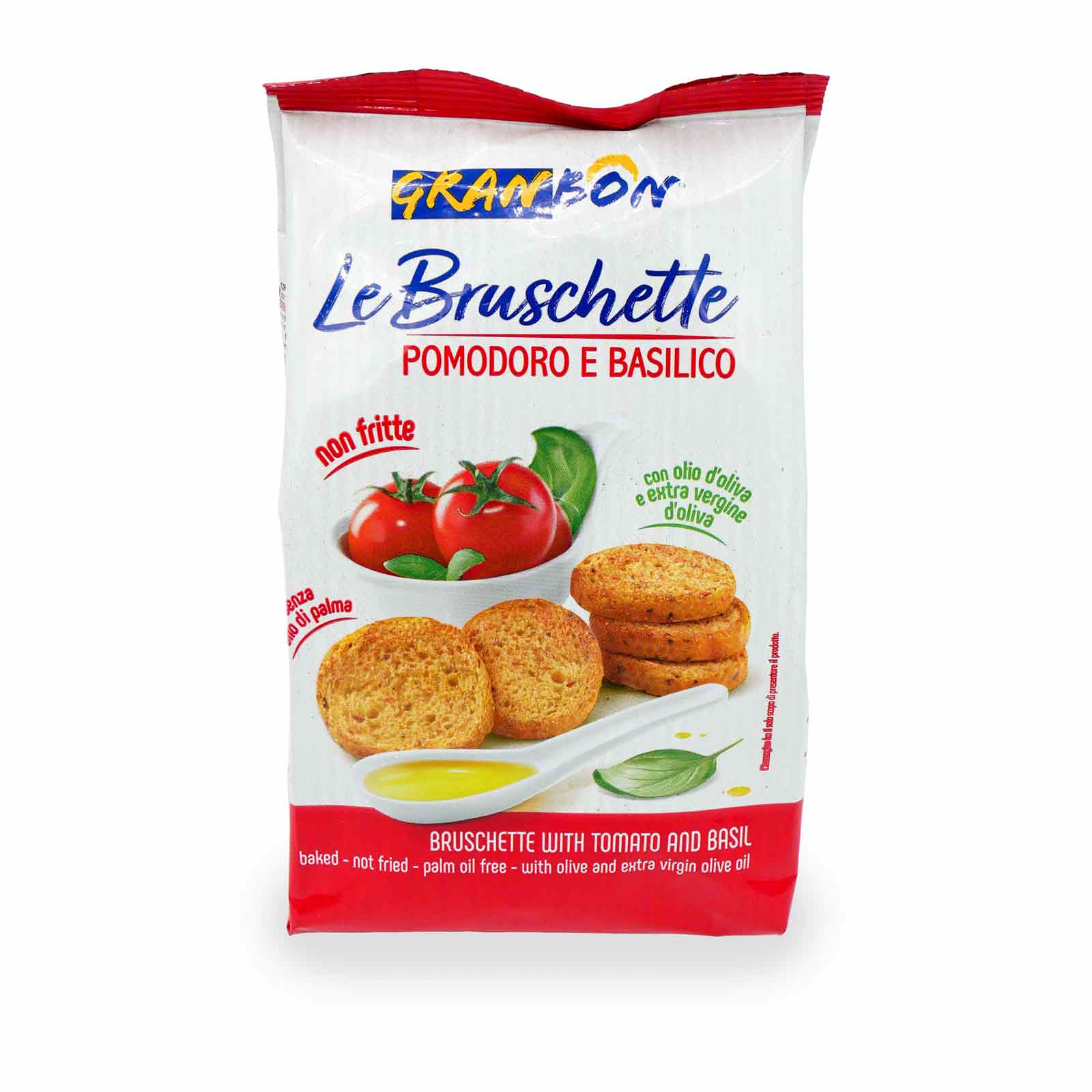 Mini bruschetta croquante tomates basilic 150g