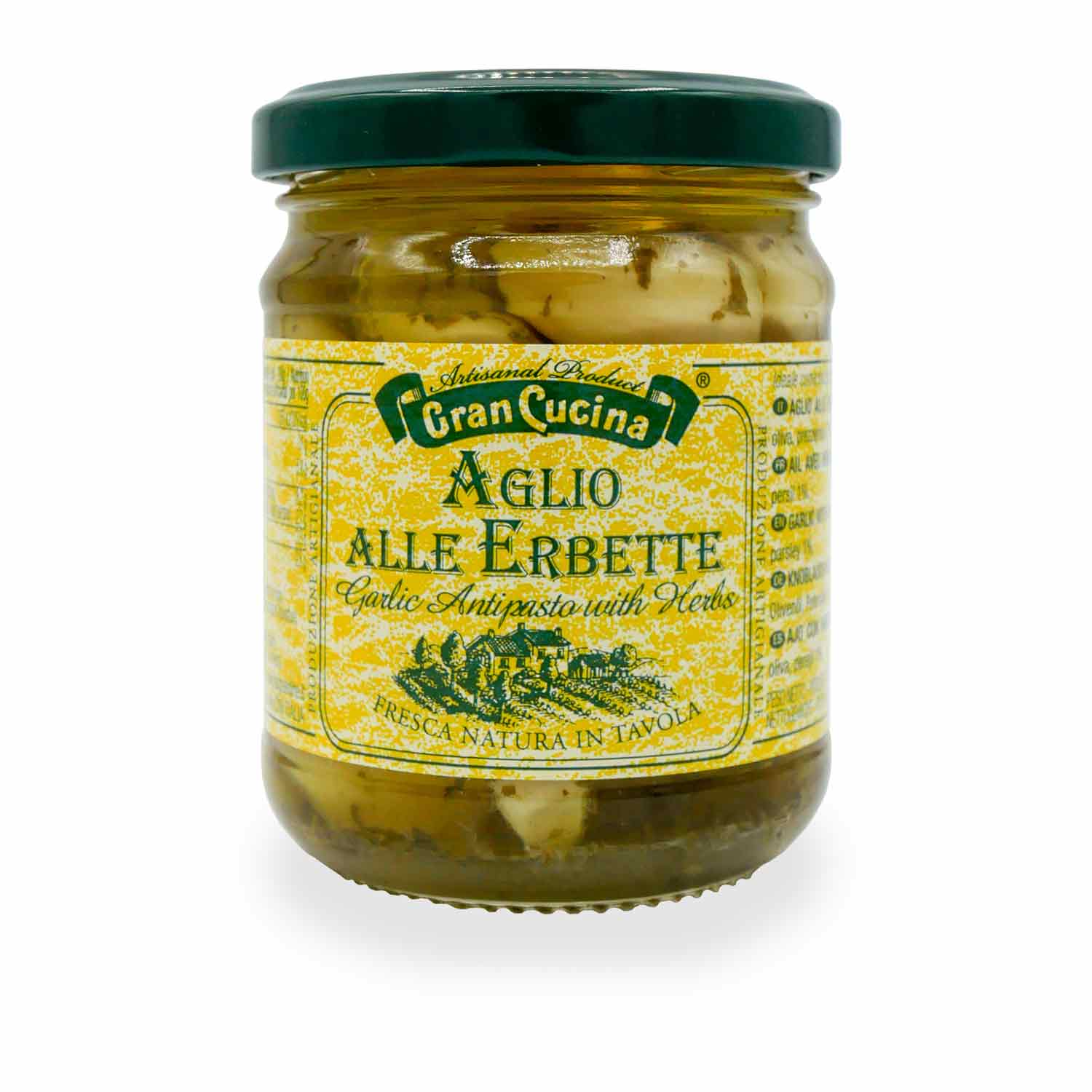 Ail Confit aux Fines Herbes et Huile d'Olive 180G