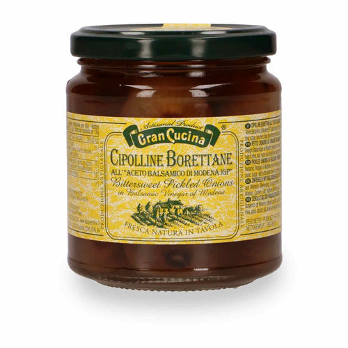Oignons Borettane au vinaigre balsamique de Modéne IGP 330g