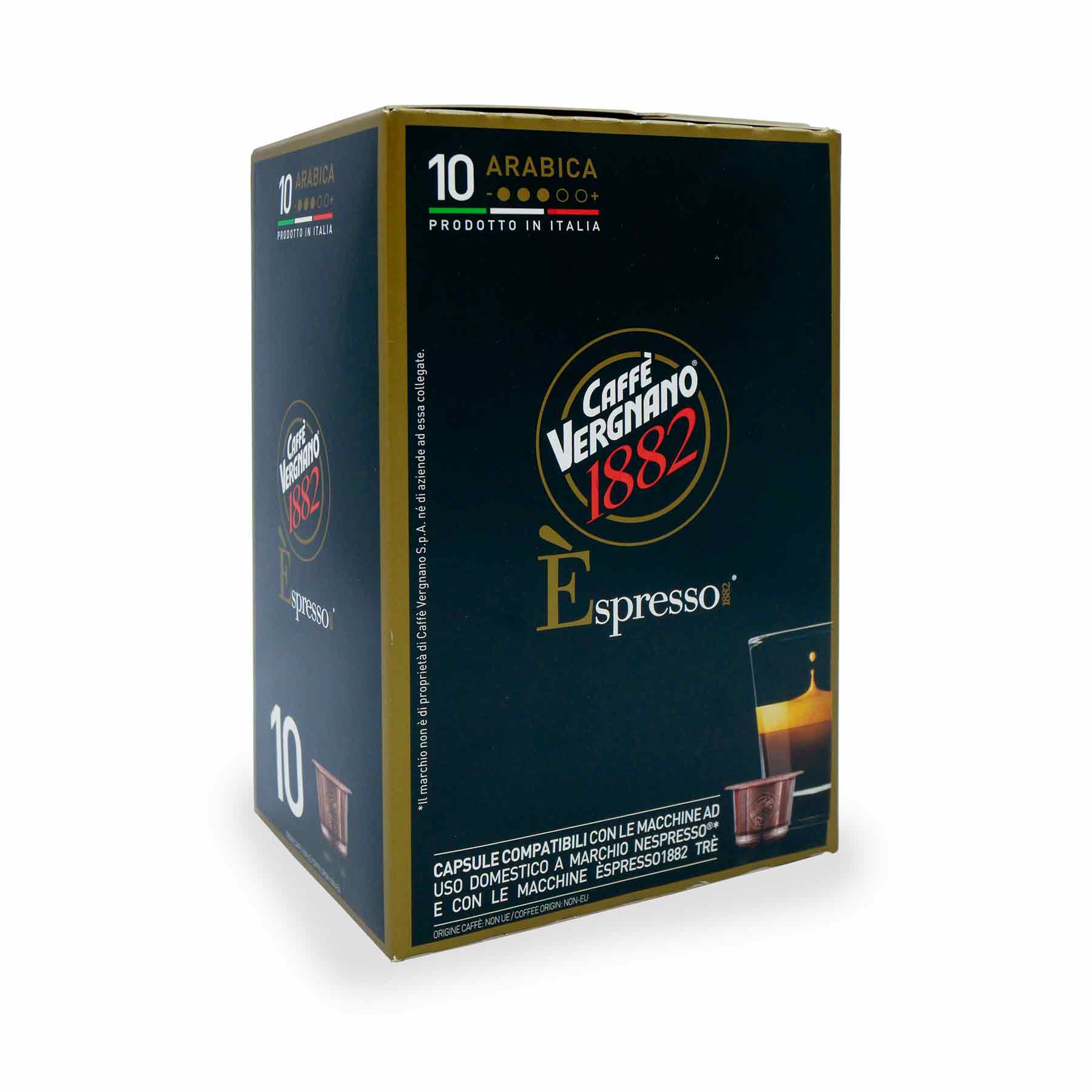 Capsules Café Expresso ARABICA pour machine TRE MINI - boîte de 10