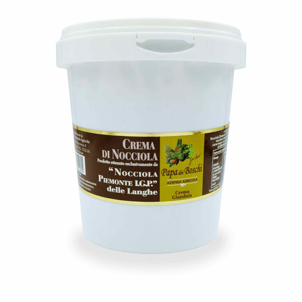 Pâte à Tartiner Chocolat et Noisettes du Piémont IGP - 1 KG (sans gluten)