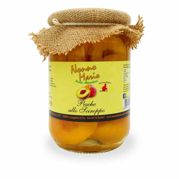 Pêches du Piémont au Sirop 720G