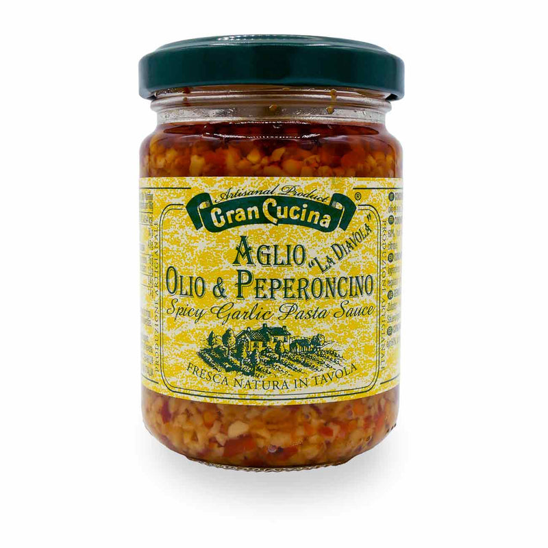 Condiment au Piment, Ail et Huile d’Olive 130g