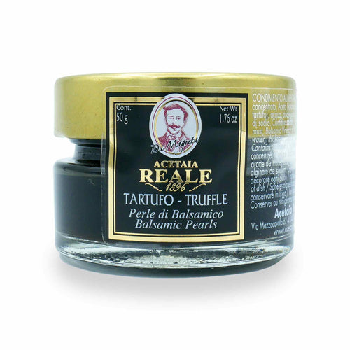 Perles de balsamique truffe Acetaia Reale 50g DLUO DEPASSEE
