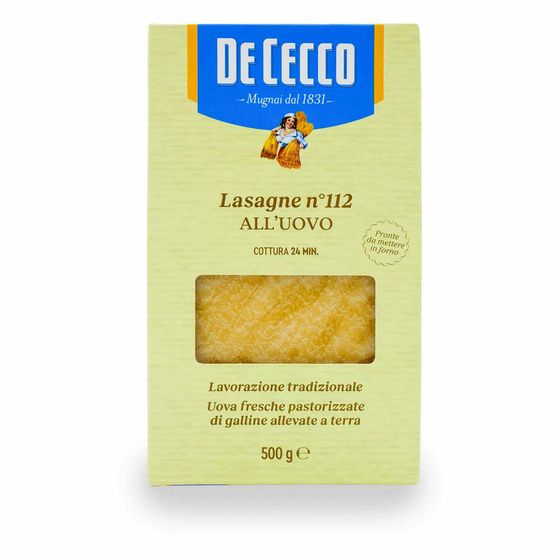 Feuilles de Lasagne aux oeufs 500g