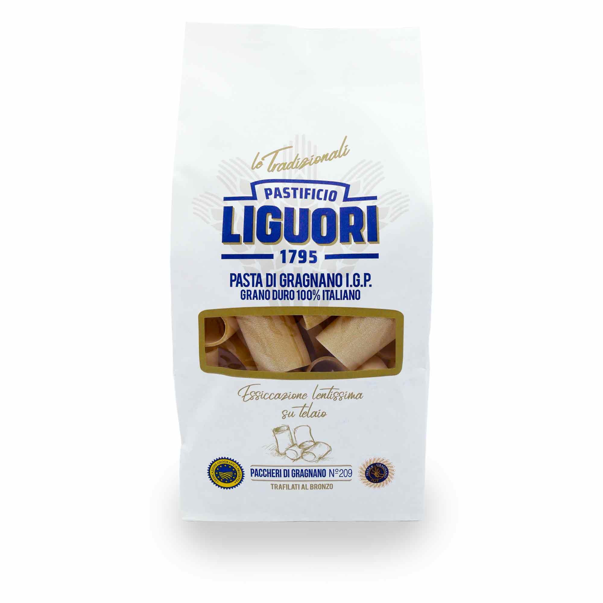 Paccheri IGP DE LIGUORI DI GRAGNANO 500G