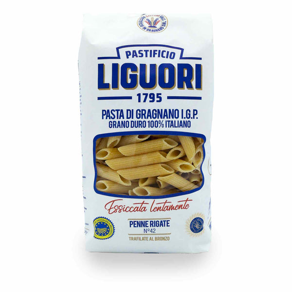 Penne Rigate IGP de LIGUORI GRAGNANO 500G