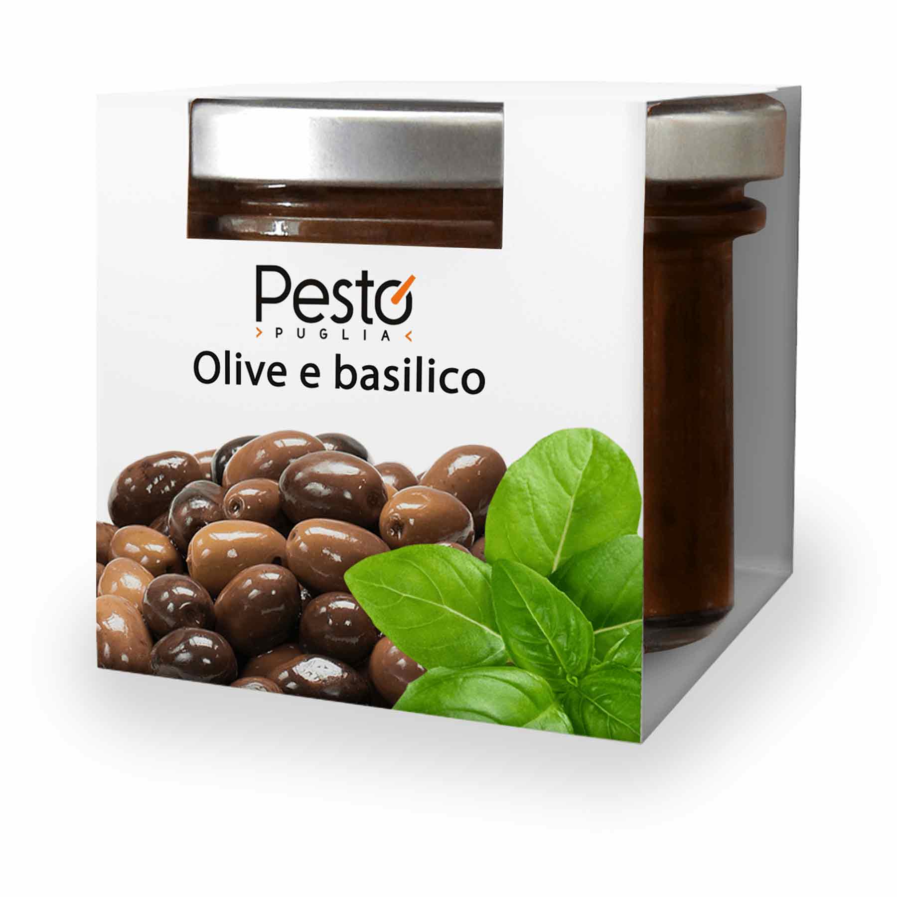 Pesto Puglia Olive Noire et Basilic 100G