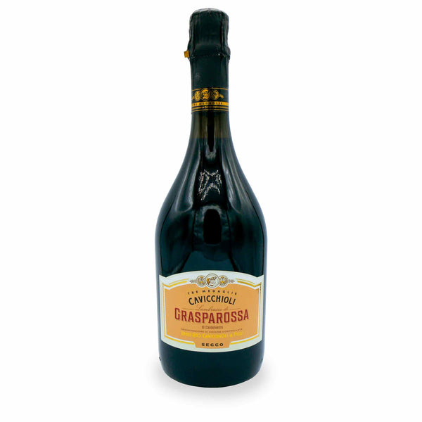 Vin Rouge Pétillant Lambrusco Secco Grasparossa  8°  0.75L