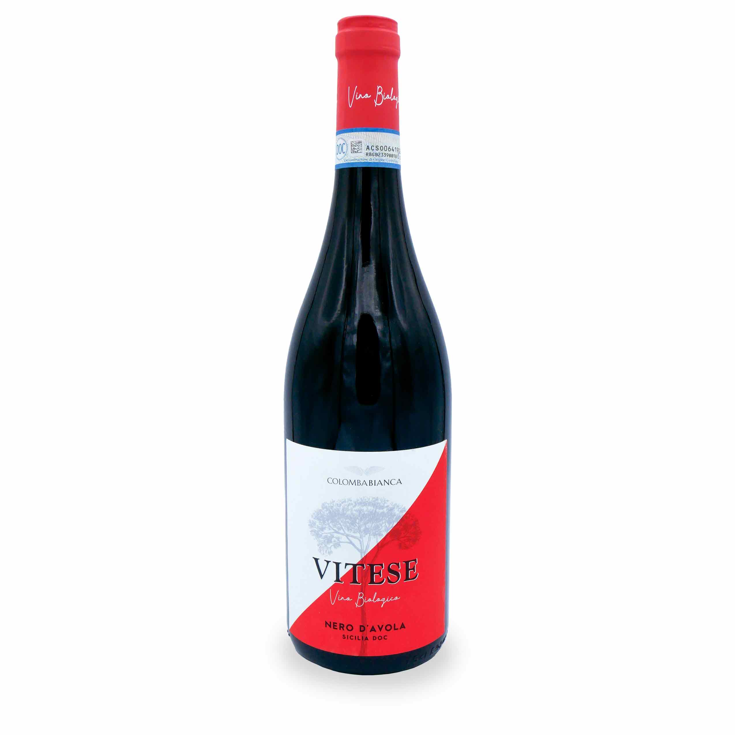 Vin Rouge BIO Sicilien Nero d’Avola VITESE 0.75L