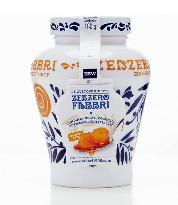 Pot de gingembres confits FABBRI 600g (sans gluten)