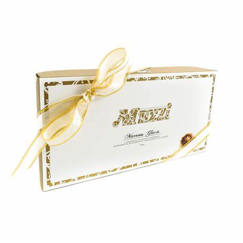 Boîte cadeau marrons glacés MUZZI 240g DLUO DEPASSEE