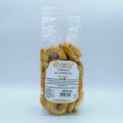 Tarrali Artisanaux au fenouil 300g
