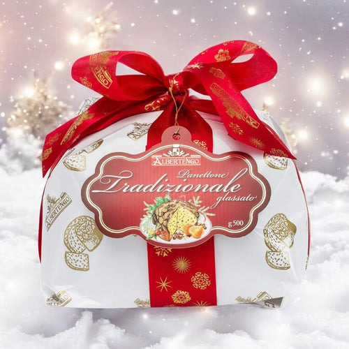 Panettone Traditionnel avec Glaçage à l'amande 500g