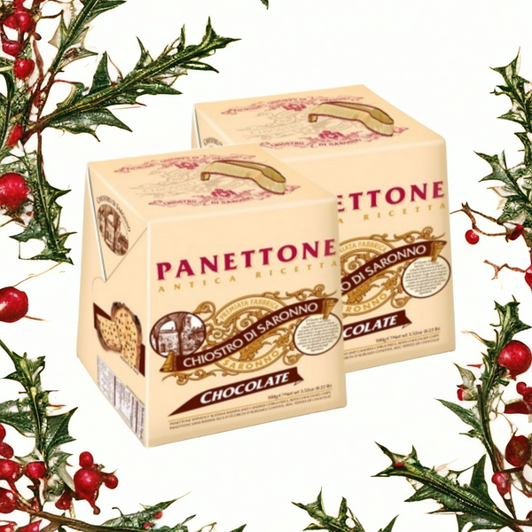 Panettone artisanal à l'abricot Albertengo dessert italien de Noël