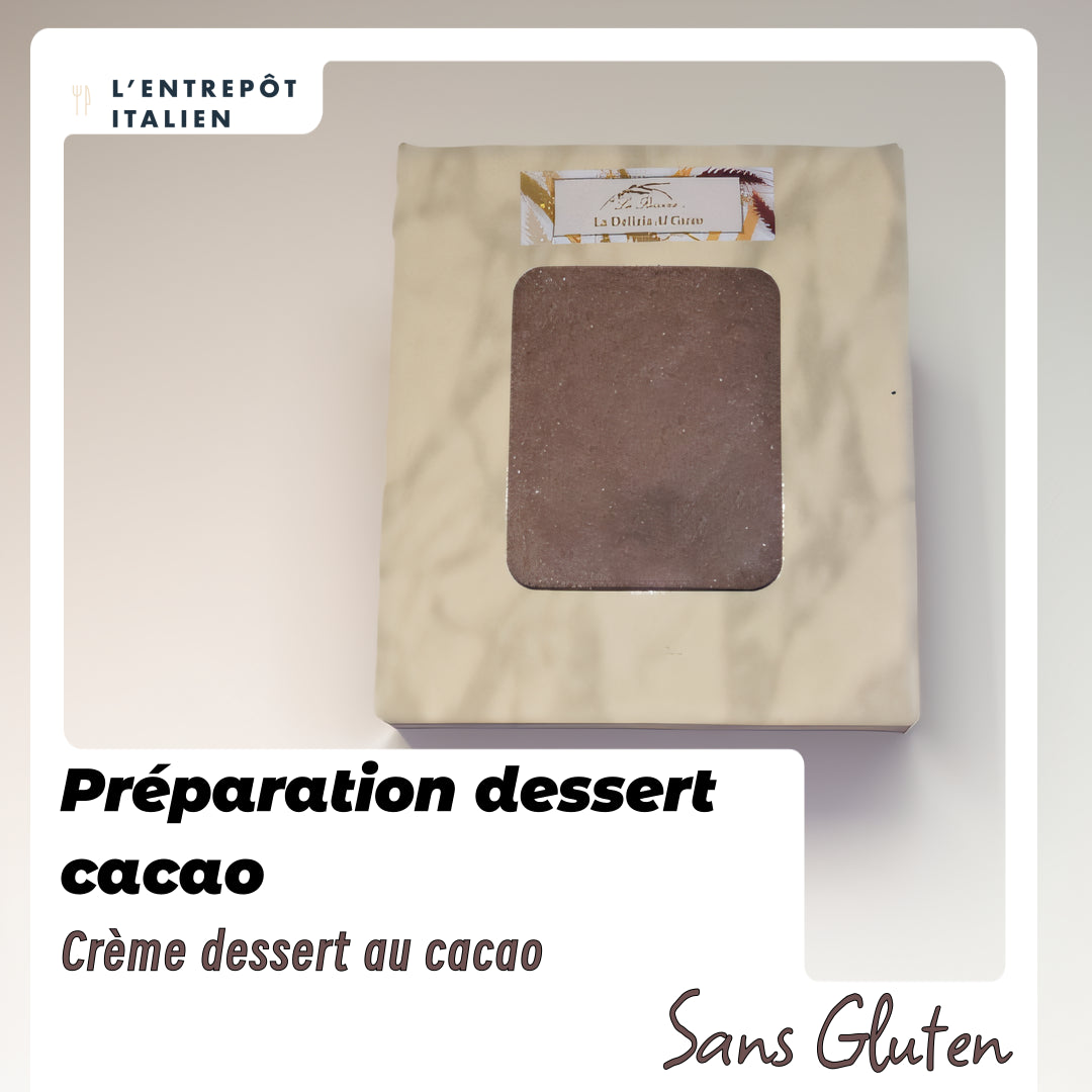 Préparation pour crème dessert au cacao 150g sans gluten
