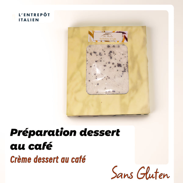 Préparation pour crème dessert au café sans gluten 150g DLUO Depassée !
