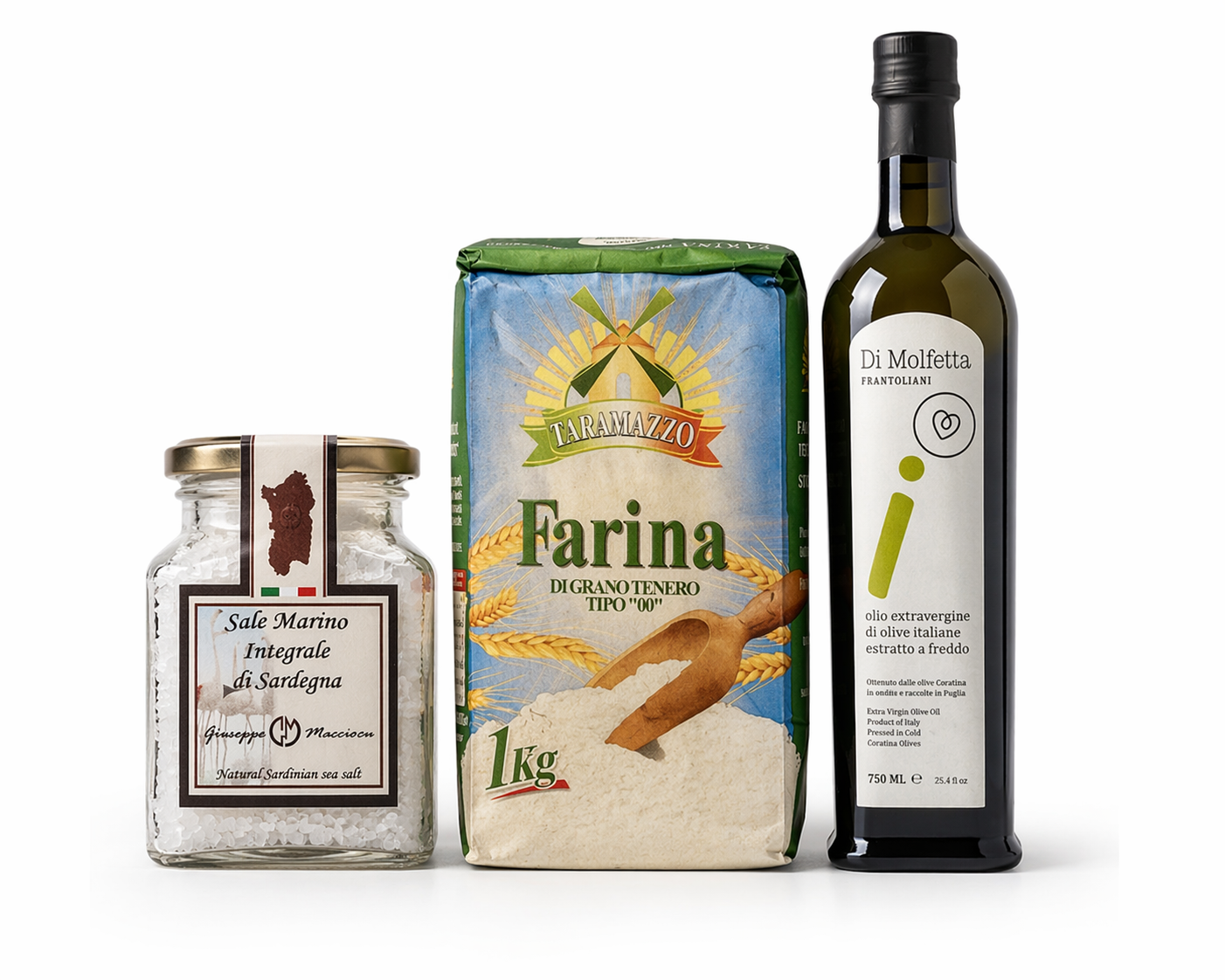 Coffret Focaccia Italienne – Ingrédients Authentiques d’Italie